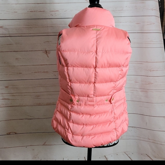 Lilly Pulitzer Pink Isabella Down Puffer Vest Size XS - Picture 12 of 14